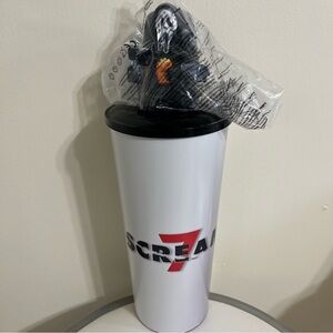 Scream 7 Ghostface cup lid topper